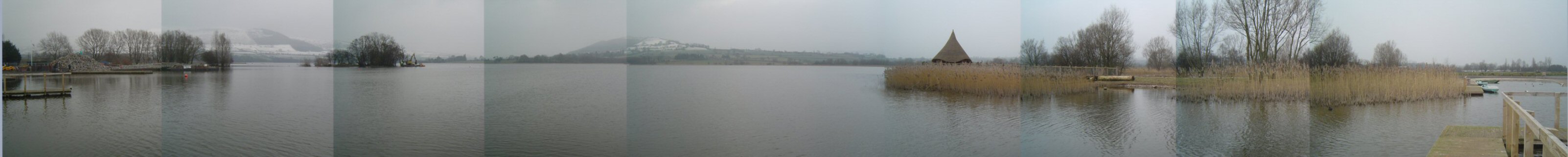 Photo: Llangorse Lake, approximately from the North.