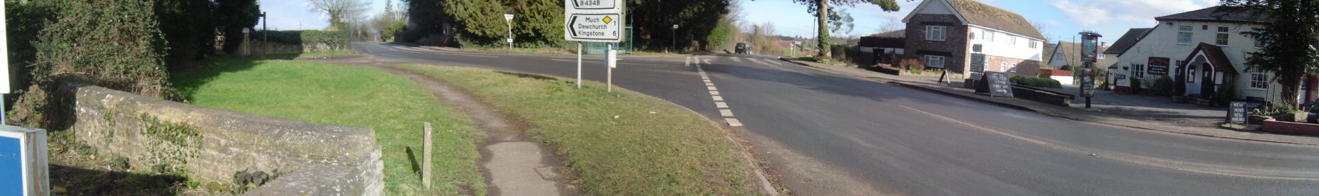 Photo: Wormelow Tump crossroads.