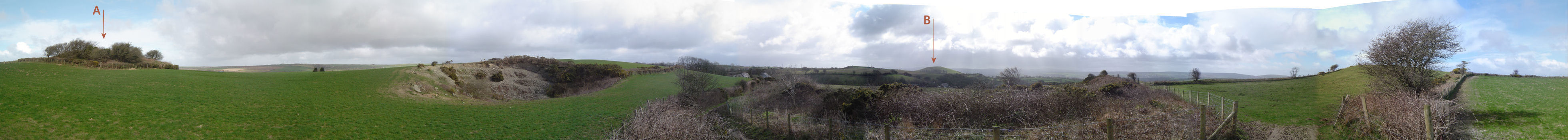 Photo: Panorama of sandpit area.