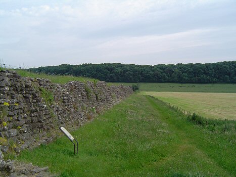Photo: Caerwent west wall.