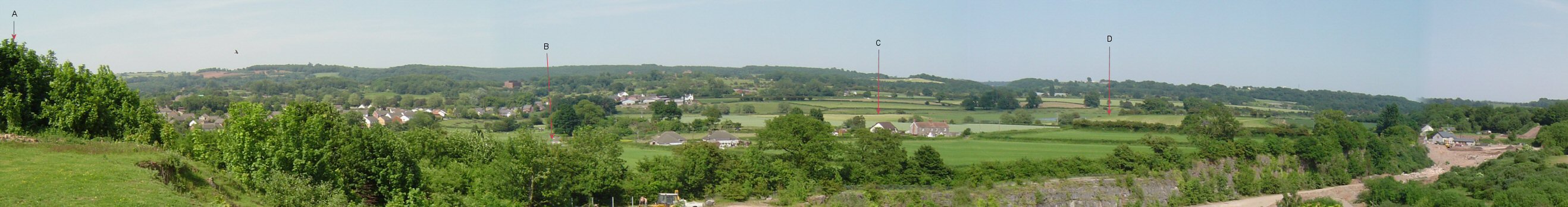 Photo: Overview of Troggy valley.